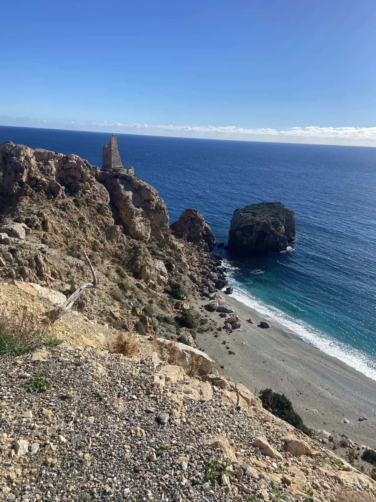 Cliffs above the Costa Tropical